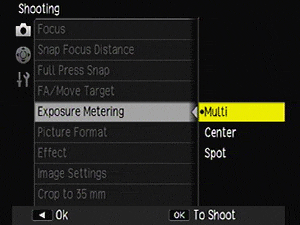 Ricoh GR review -- Exposure mode