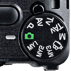 Ricoh GR review -- Mode dial