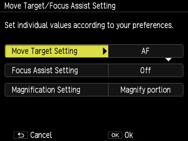 Ricoh GR review -- Autofocus options