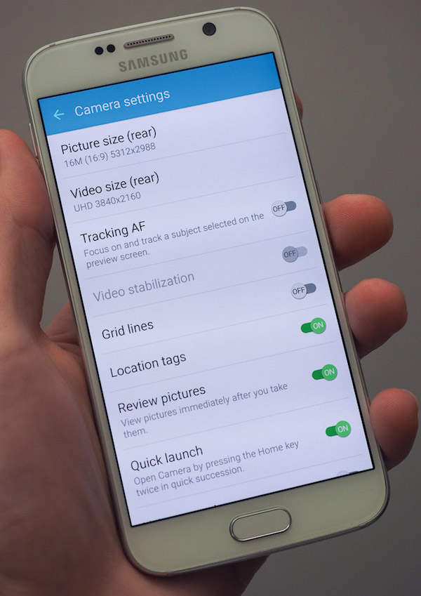 Samsung Galaxy S6 Review -- Product Photo