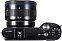 Front side of Samsung NX1100 digital camera