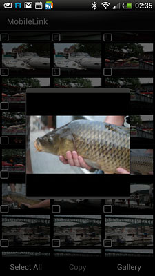 Samsung NX300 Review -- MobileLink screenshot