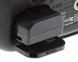 Sony A58 review -- Battery pack