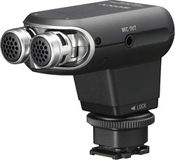 Sony A58 review -- Optional microphone