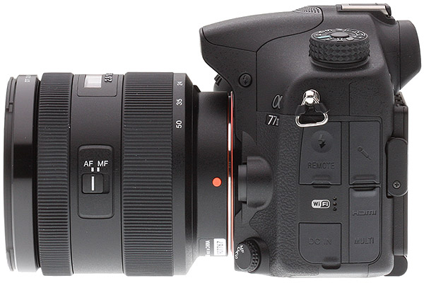 Sony A77 II Review -- Right view