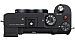 Front side of Sony A7C digital camera