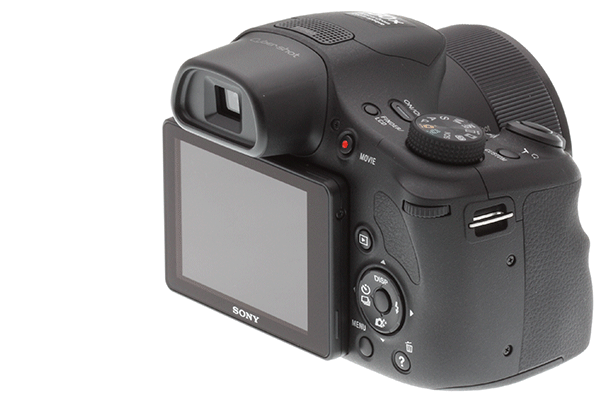 Sony HX300 Review -- Articulated LCD monitor