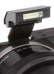 Sony NEX-3N Review -- Pop-up Flash