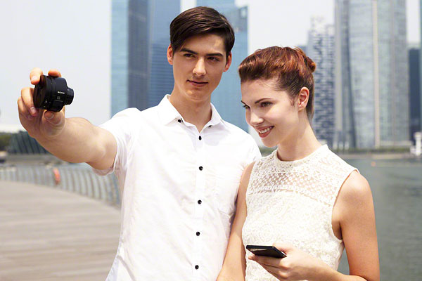Sony QX10 review -- Soft case