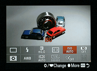 Sony RX10 Review -- Quick Navi menu