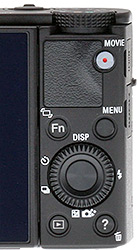Sony RX100 II review -- controls