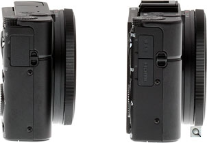 Sony RX100 II review -- side comparison with RX100