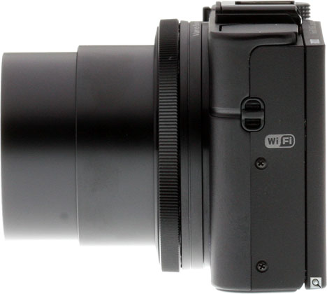 Sony RX100 II review -- left view