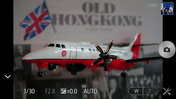 Sony RX100 III review -- Touch autofocus operation through the Smart Remote Control app.