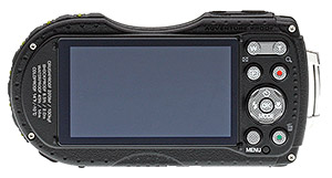 Pentax WG-3 GPS -- back view