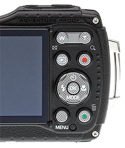 Pentax WG-3 GPS -- controls