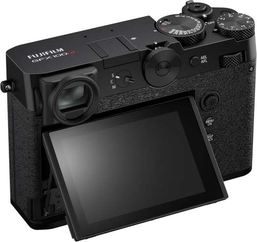 Fujifilm GFX 100rf camera's front side