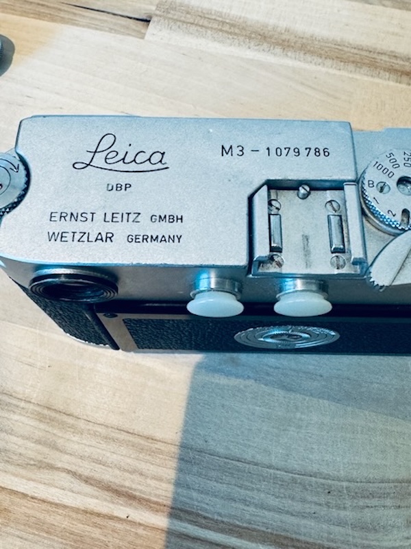 A vintage Leica M3