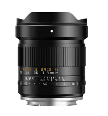 Product image for the TTArtisan 14mm f/2.8