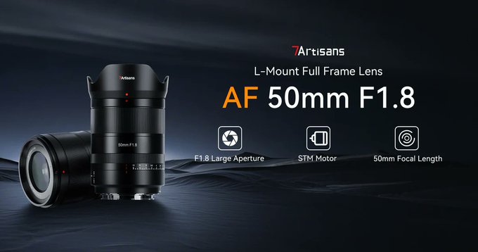 7Artisans AF 50mm F/1.8 Prime lens. 