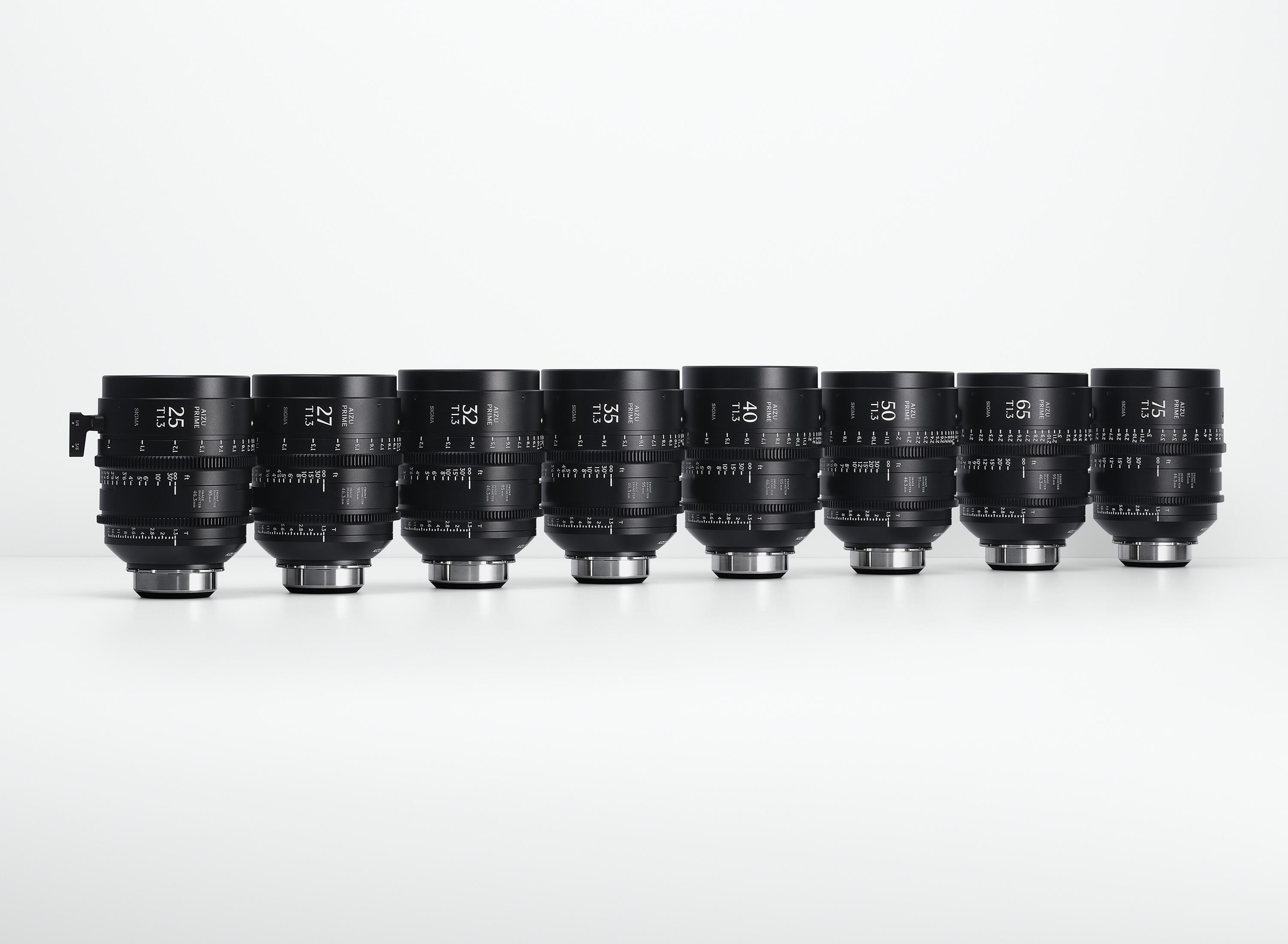 Sigma Aizu lens lineup. 