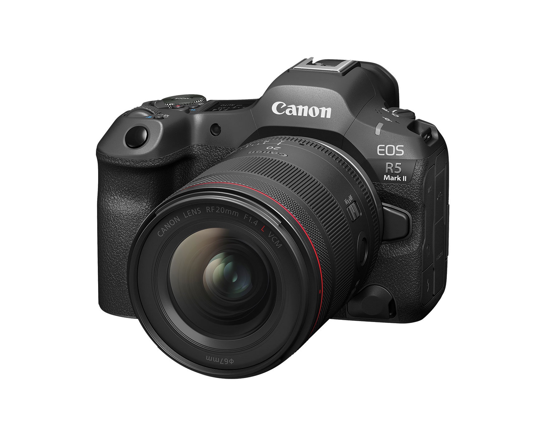 Canon RF20mm F/1.4 mounted on EOS R body. 