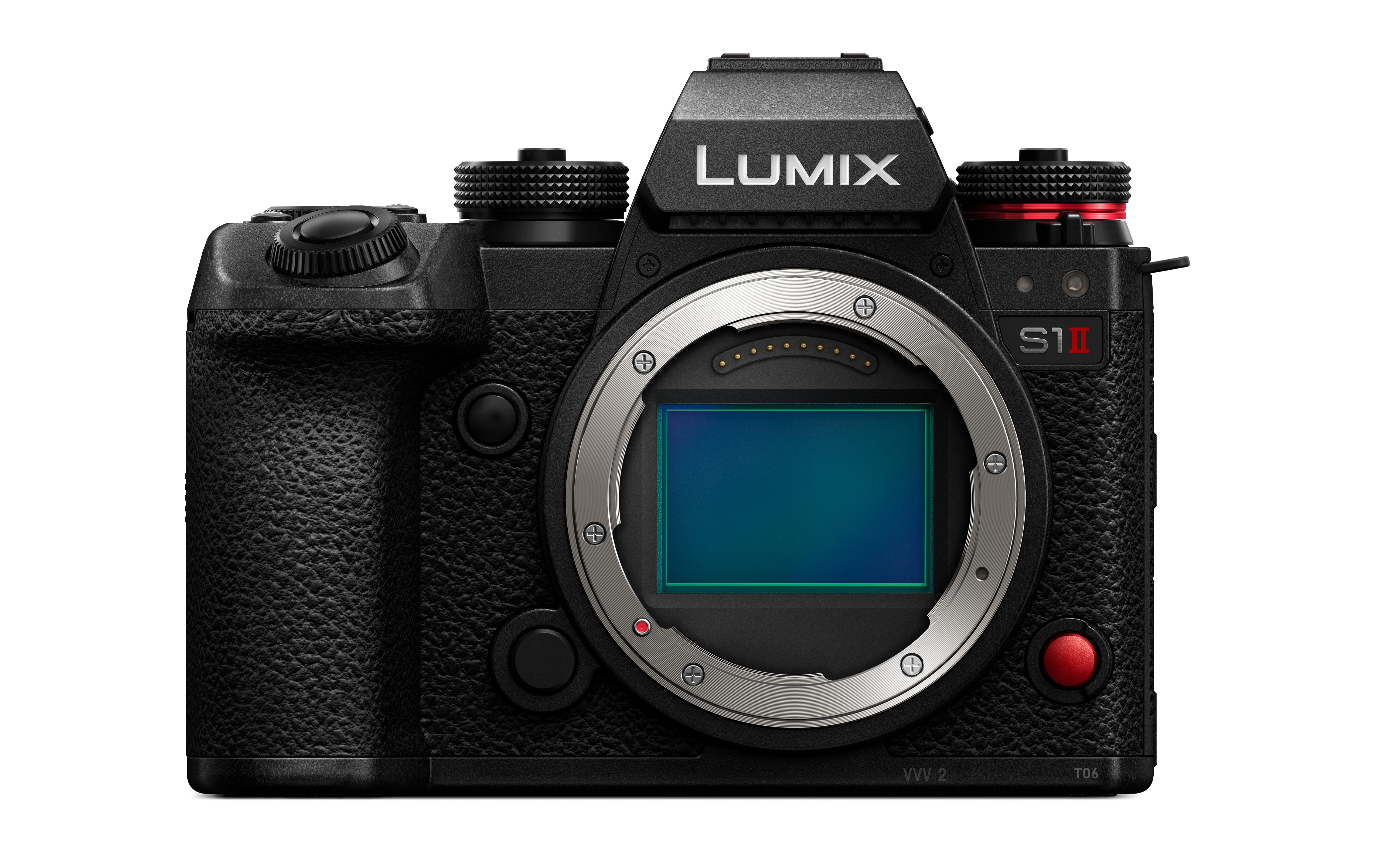 Panasonic LUMIX S1II front image on white background.