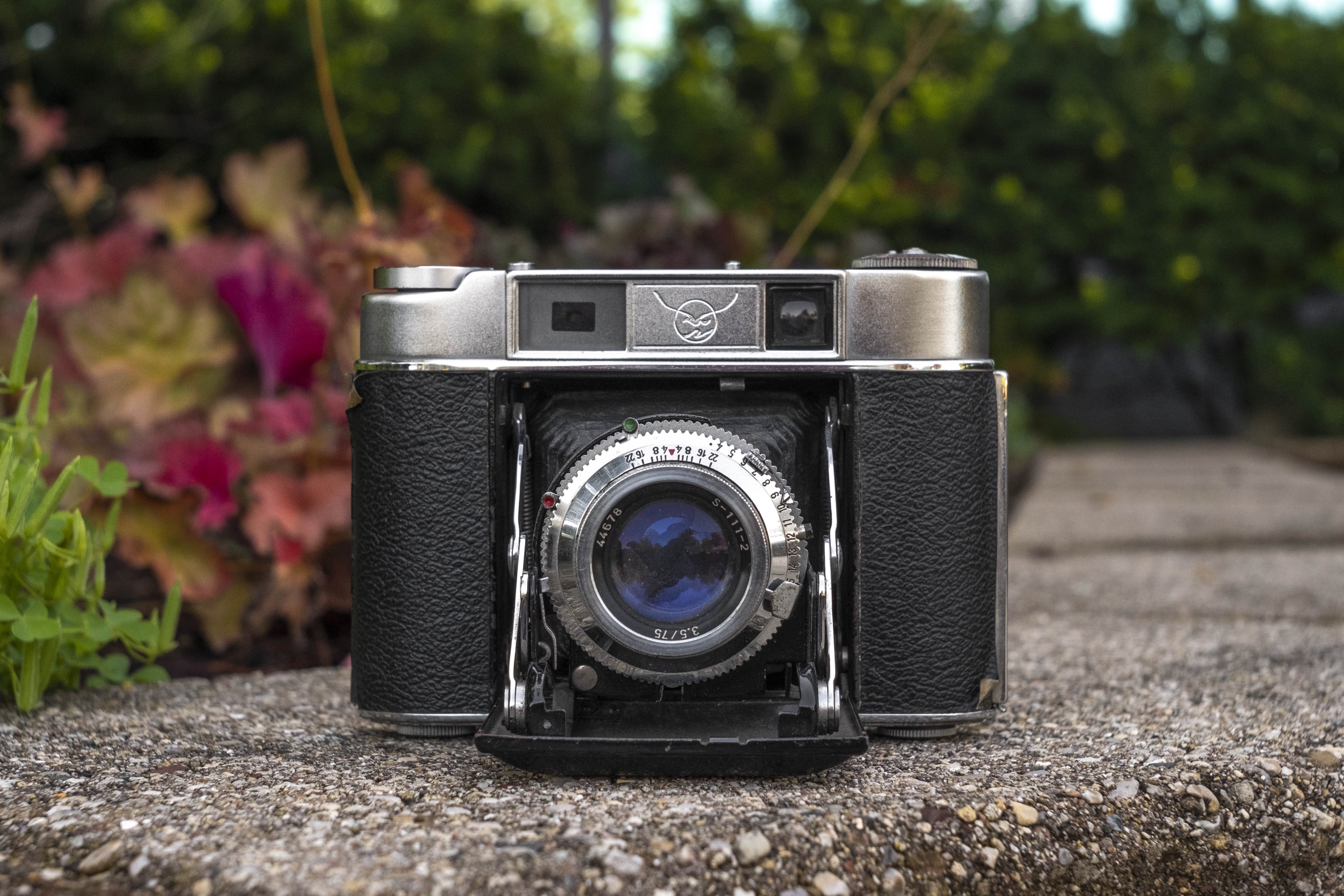 A classic Seagul 203 with the 75mm F/3.5 lens.