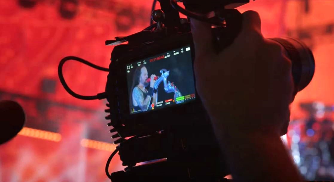 Blackmagic Camera captures Korn concert.