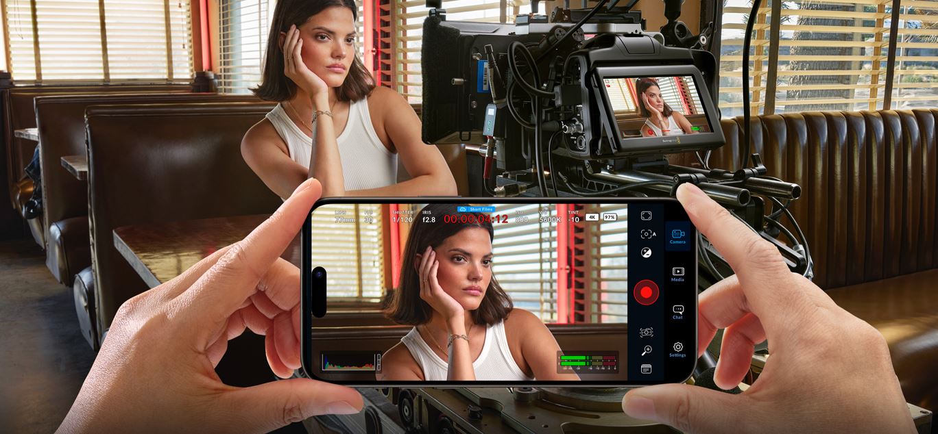 Blackmagic Camera App is free to download.