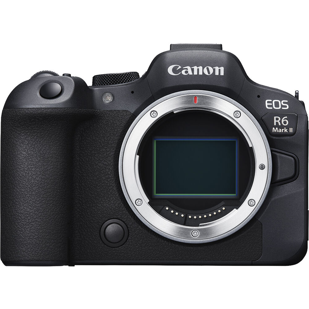 Canon EOS R6 Mark II on white background.