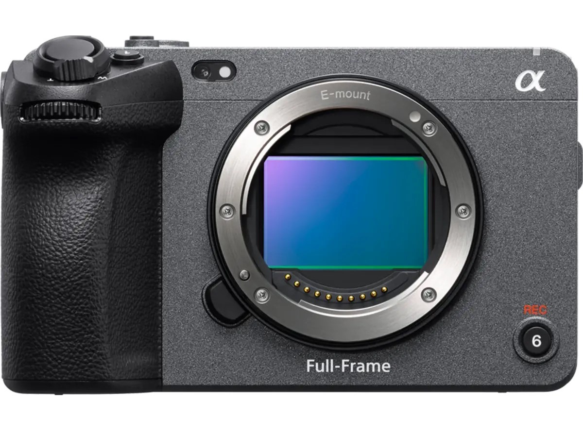 Sony FX3a front on white.