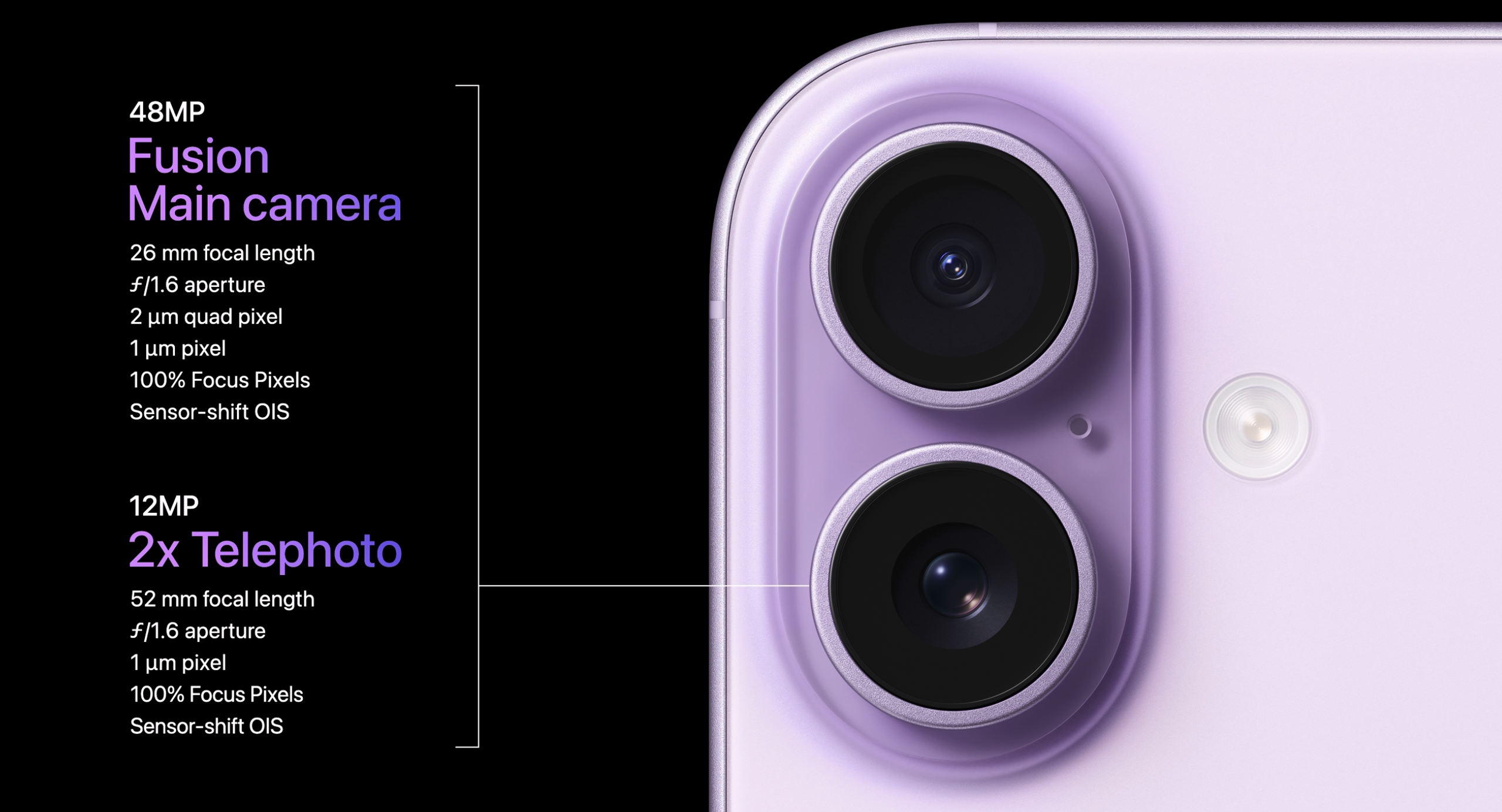 iPhone 17 camera array. 
