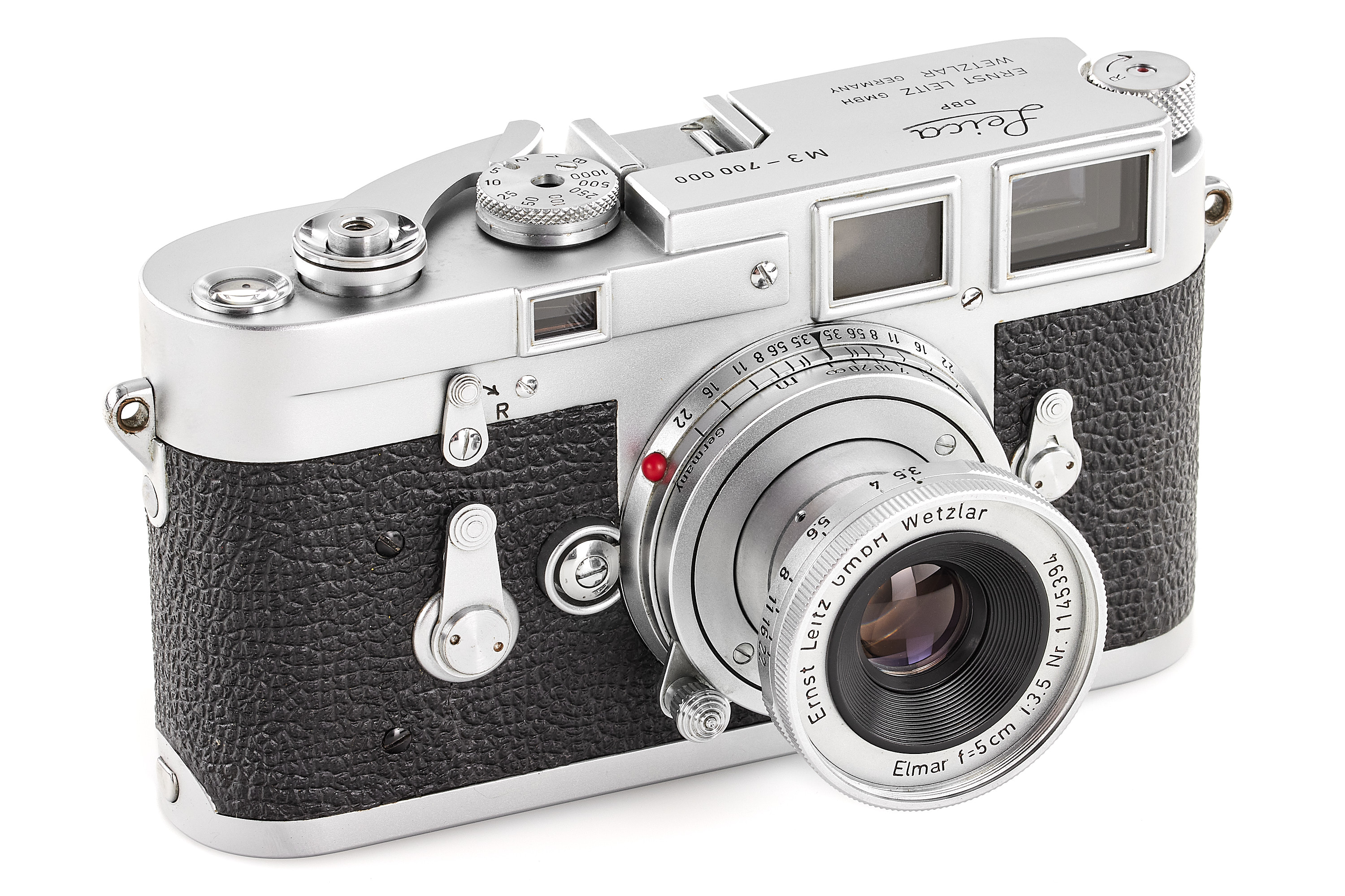 Leica M3 700000 on white.