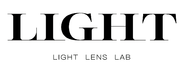 Light Lens Lab logo on white. 