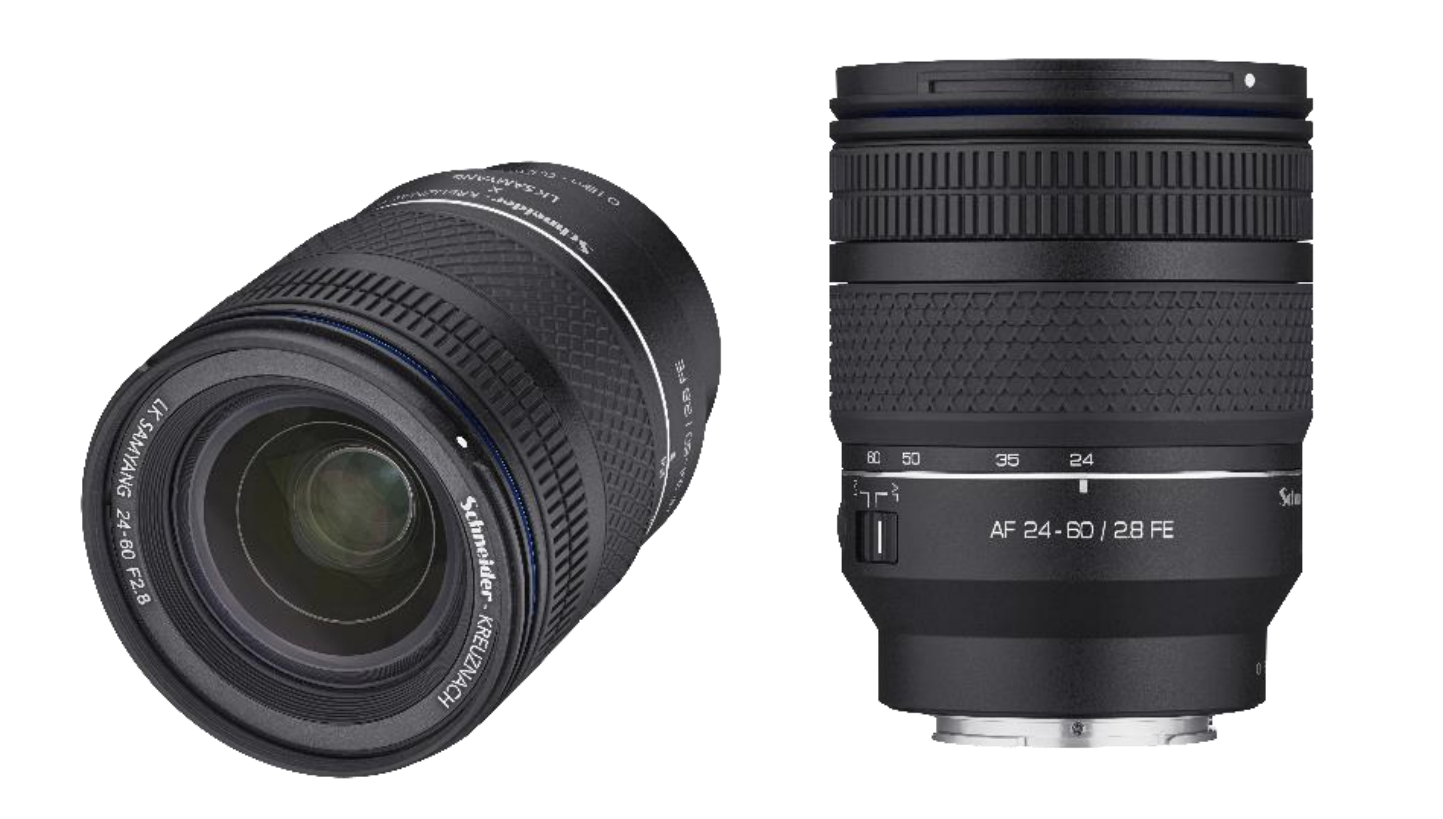 Schneider Kreuznach x LK Samyang AF 24-60mm F/2.8 FE zoom lens.