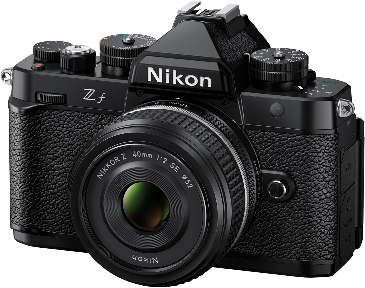 Nikon Zf on white background.
