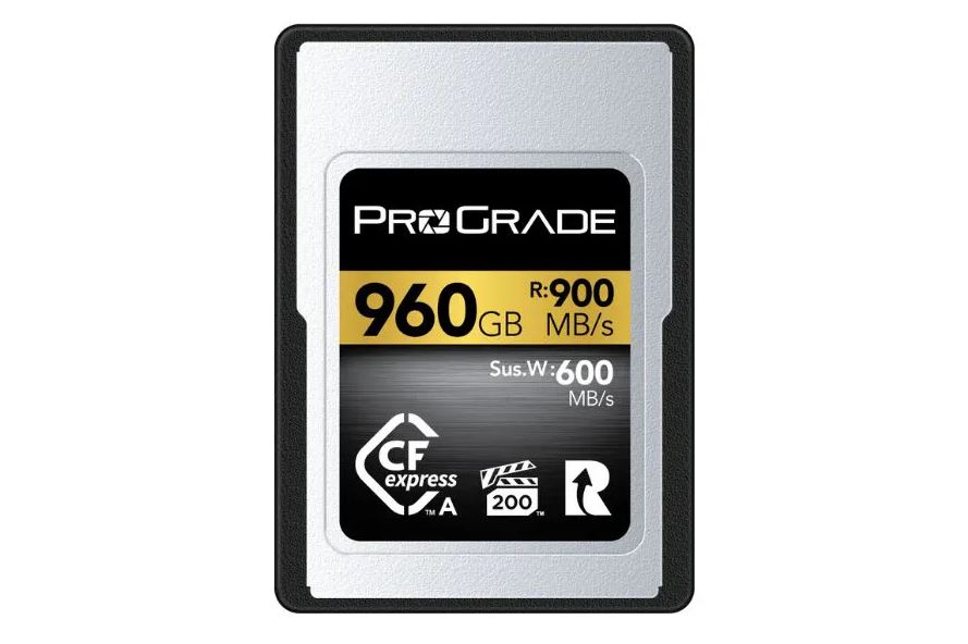 ProGrade CFExpress 960GB 2.0 Type A on white background.