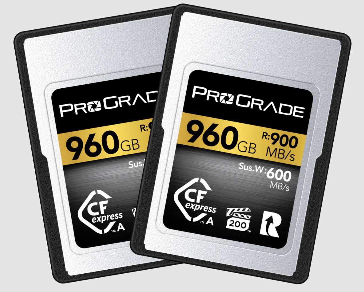 ProGrade 960GB Type A bundle on white background.