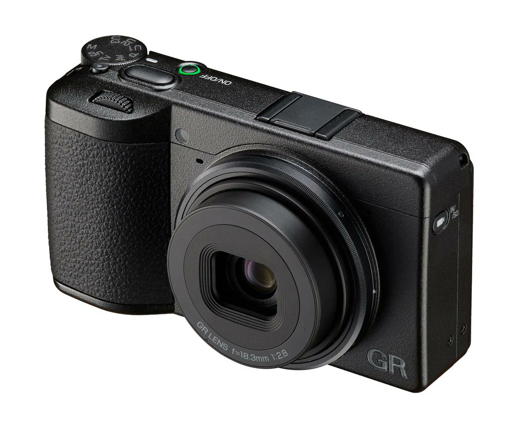 Ricoh GR IV side profile.