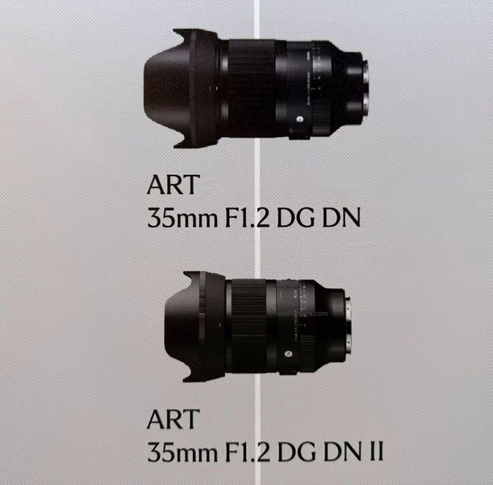 Sigma ART 35mm F/1.2 DG DN II leaked image from Photo Rumors.