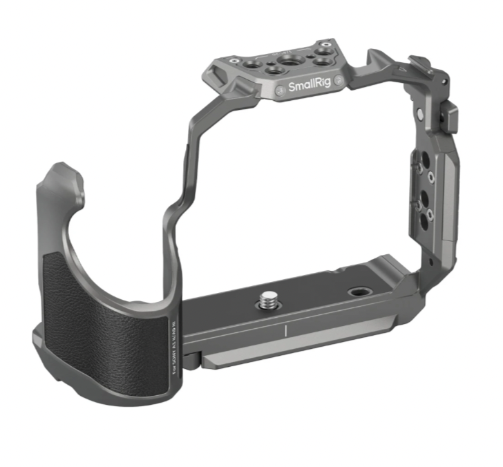 SmallRig camera cage for Sony a9 III and a1 II on white background.