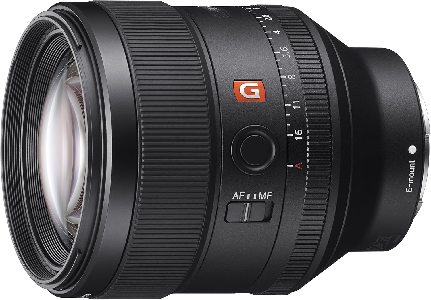 Sony 85mm F/1.4 GM on white