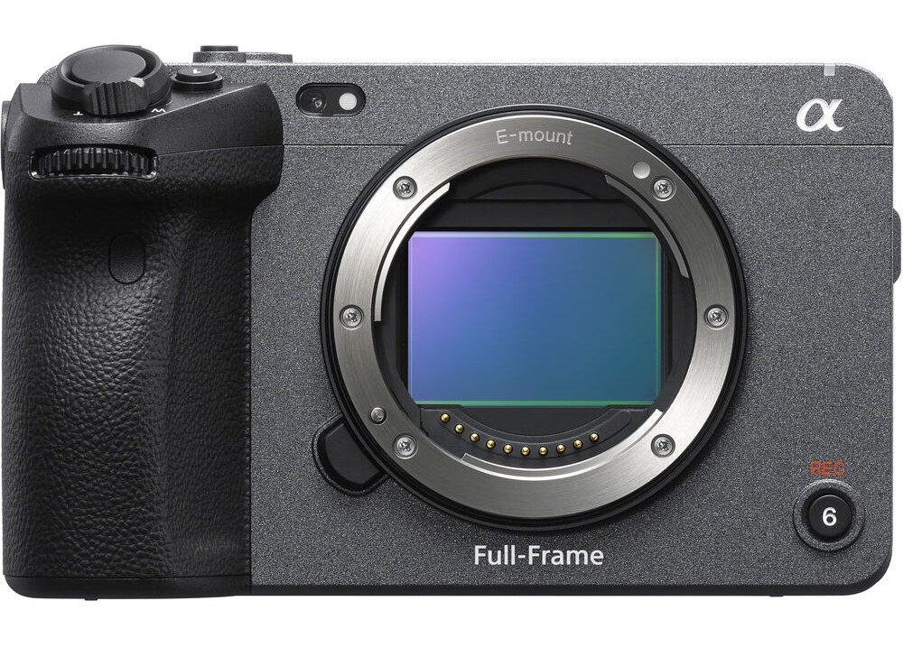 Sony FX3a on white background. 