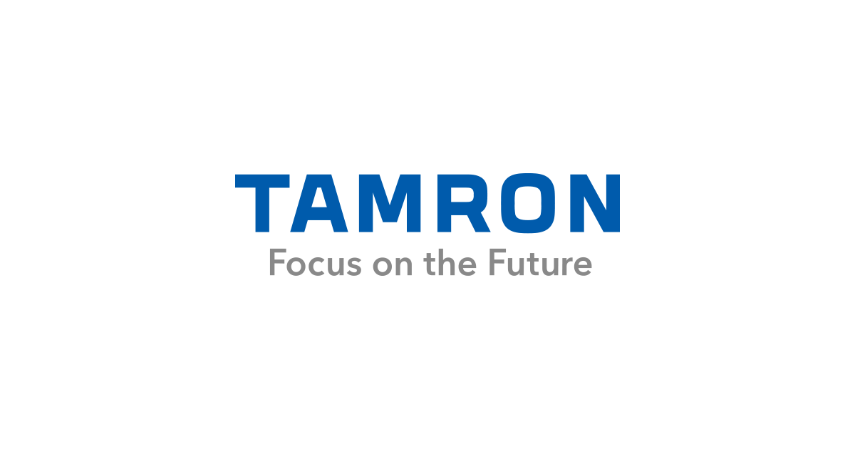 Tamron Logo on white.