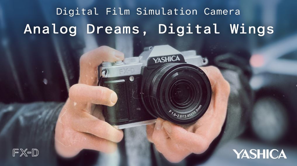 Yashica FX-D Kickstarter campaign photo.