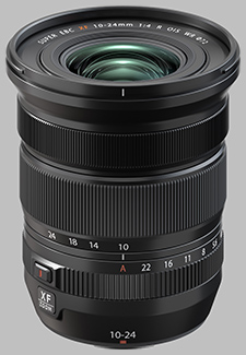 image of the Fujinon XF 10-24mm f/4 R OIS WR lens