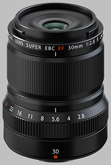 image of the Fujinon XF 30mm F2.8 R LM WR lens