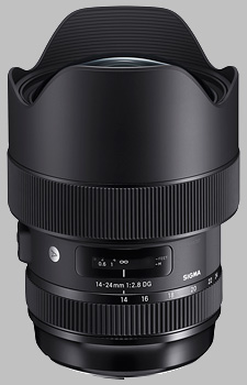 image of the Sigma 14-24mm f/2.8 DG HSM Art lens