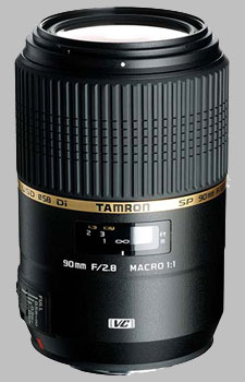 image of the Tamron 90mm f/2.8 Di Macro 1:1 VC USD SP lens
